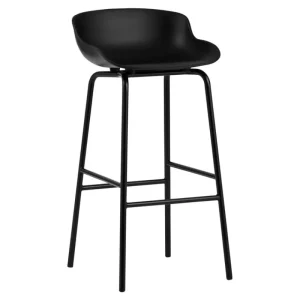 Magis Sitzgelegenheiten-Normann Copenhagen Hyg Barhocker, 75 cm, Schwarz