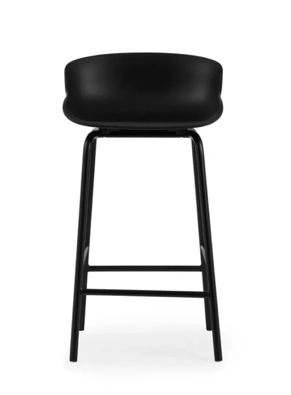 Maze Sitzgelegenheiten-Normann Copenhagen Hyg Barhocker, 65 cm, Schwarz