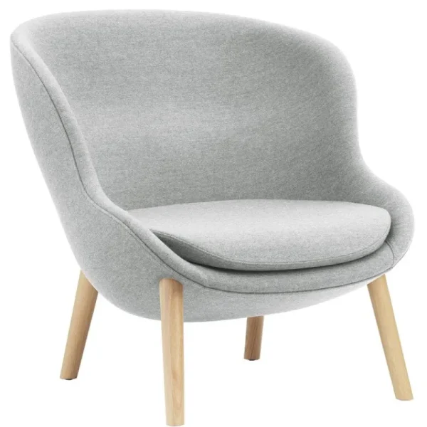 Normann Copenhagen Sitzgelegenheiten-Hyg Loungesessel, niedrig, Eiche - Synergy 16