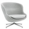 Normann Copenhagen Sitzgelegenheiten-Hyg Loungesessel, niedrig, dreh- und kippbar, Aluminium - Synerg