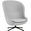 Normann Copenhagen Sitzgelegenheiten-Hyg Loungesessel, hoch, drehbar, Schwarz - Synergy 16
