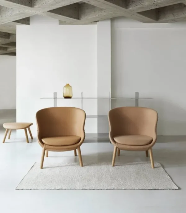 Normann Copenhagen Sitzgelegenheiten-Hyg Loungesessel, niedrig, Eiche - Synergy 16
