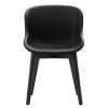 Normann Copenhagen Sitzgelegenheiten-Hyg Stuhl, schwarze Eiche - schwarzes Leder Ultra