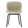Normann Copenhagen Sitzgelegenheiten-Hyg Stuhl, schwarzer Stahl - Main Line Flax 20