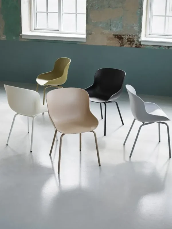 Vitra Sitzgelegenheiten-Normann Copenhagen Hyg Stuhl, Olivgrün
