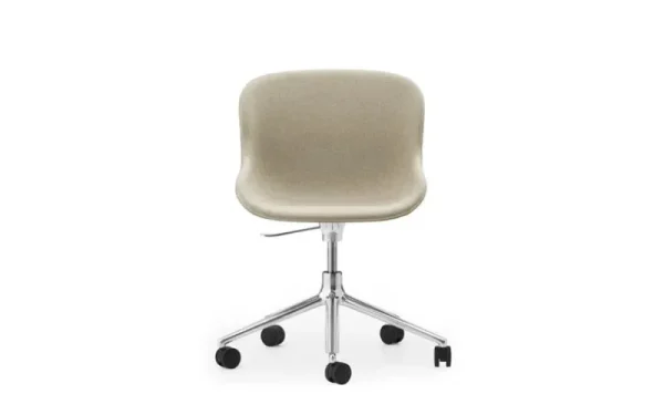 Normann Copenhagen Sitzgelegenheiten-Hyg Stuhl mit 5 Rollen, drehbar, Aluminium – Main Line Flax 20