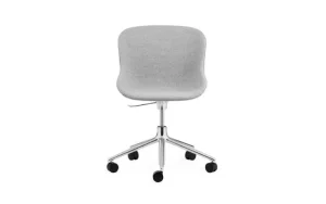 Normann Copenhagen Sitzgelegenheiten-Hyg Stuhl mit 5 Rollen, drehbar, Aluminium – Synergy 16