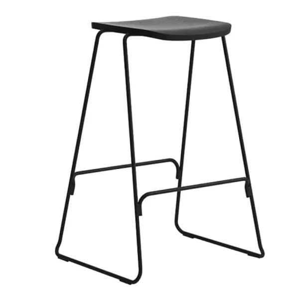 Artek Sitzgelegenheiten-Normann Copenhagen Just Barstool 65 cm, ohne Rückenlehne, schwarz