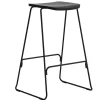 Woodnotes Sitzgelegenheiten-Normann Copenhagen Just Barstool 75 cm, ohne Rückenlehne, schwarz