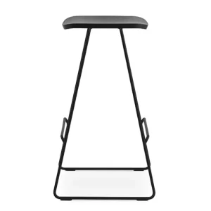 Woodnotes Sitzgelegenheiten-Normann Copenhagen Just Barstool 75 cm, ohne Rückenlehne, schwarz