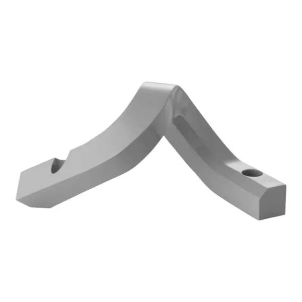 Skultuna Kerzen Und Kerzenhalter-Normann Copenhagen Kerzenhalter Crooked Two, warmes grau