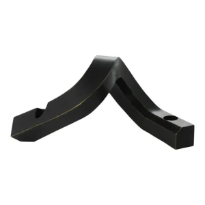 Audo Copenhagen Kerzen Und Kerzenhalter-Normann Copenhagen Kerzenhalter Crooked Two, Bronze
