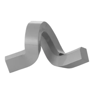 Skultuna Kerzen Und Kerzenhalter-Normann Copenhagen Kerzenhalter Crooked One, warmes grau