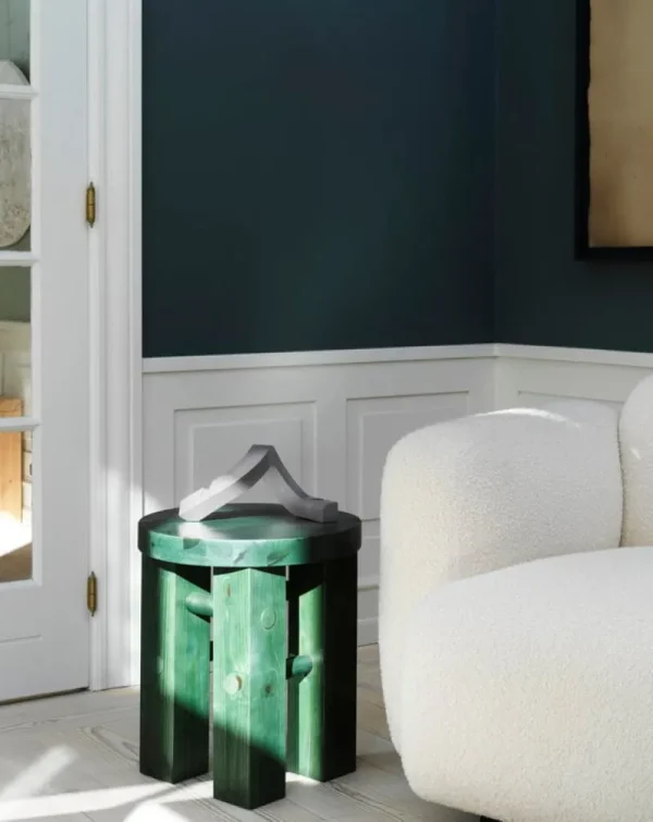 Skultuna Kerzen Und Kerzenhalter-Normann Copenhagen Kerzenhalter Crooked Two, warmes grau