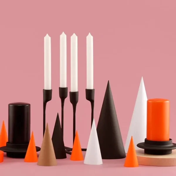 HAY Kerzen Und Kerzenhalter-Normann Copenhagen Kerzenhalter Heima Block