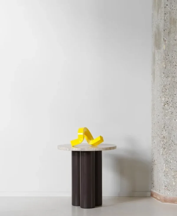 Skultuna Kerzen Und Kerzenhalter-Normann Copenhagen Kerzenhalter Crooked One, gelb