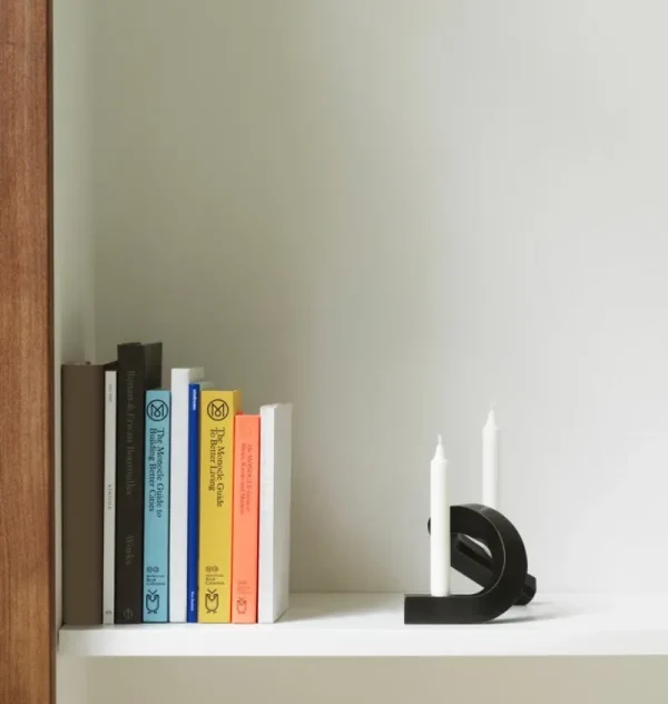 Skultuna Kerzen Und Kerzenhalter-Normann Copenhagen Kerzenhalter Crooked One, Bronze