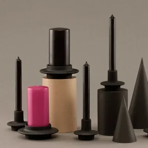 HAY Kerzen Und Kerzenhalter-Normann Copenhagen Kerzenhalter Heima Block