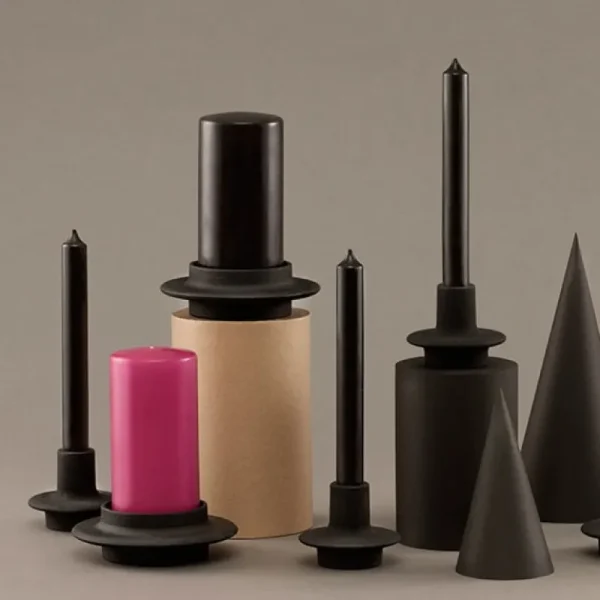 HAY Kerzen Und Kerzenhalter-Normann Copenhagen Kerzenhalter Heima Block