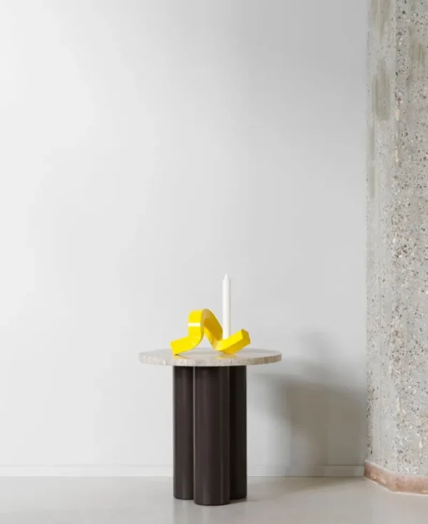 Skultuna Kerzen Und Kerzenhalter-Normann Copenhagen Kerzenhalter Crooked One, gelb