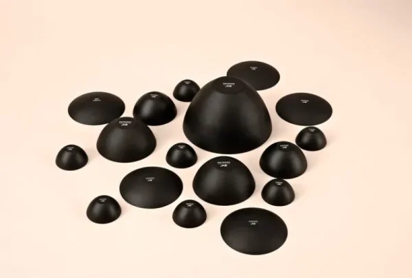 Normann Copenhagen Geschirr^Krenit Schale, 30 cl, schwarz-weiß