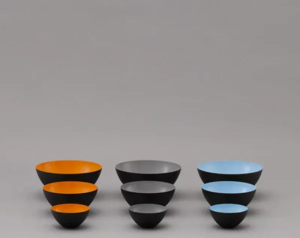 Normann Copenhagen Geschirr^Krenit Schale, 30 cl, schwarz-weiß