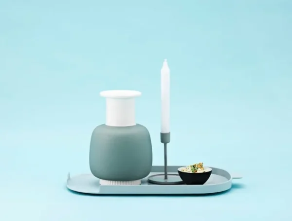 Normann Copenhagen Geschirr^Krenit Schale, 30 cl, schwarz-weiß