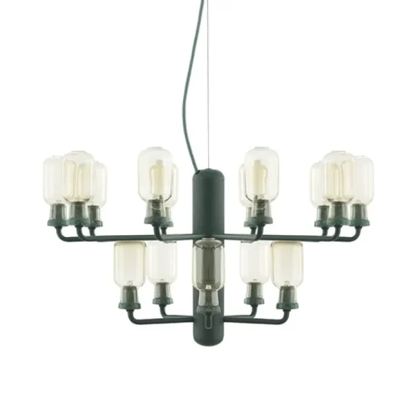 Sammode Deckenleuchten-Normann Copenhagen Kronleuchter Amp, klein, gold – grün