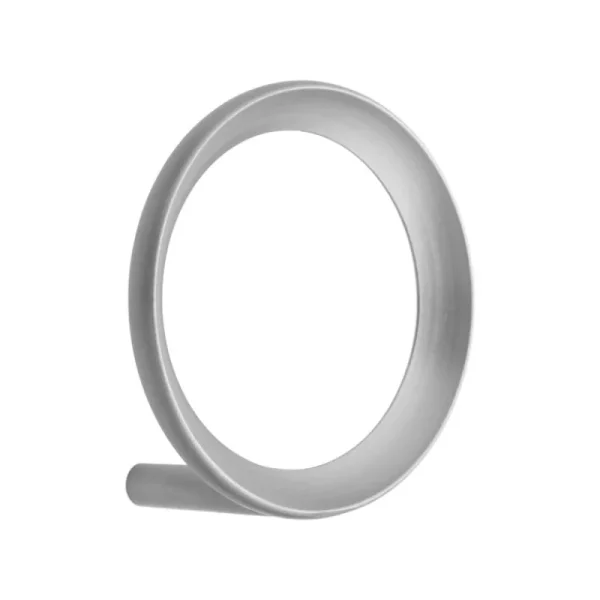 Normann Copenhagen Garderoben Und Kleiderbügel^Loop Haken, mittelgroß, gebürstetes Zink