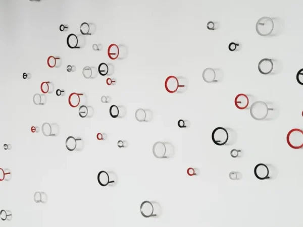 Normann Copenhagen Garderoben Und Kleiderbügel^Loop Haken, mittelgroß, Schwarz
