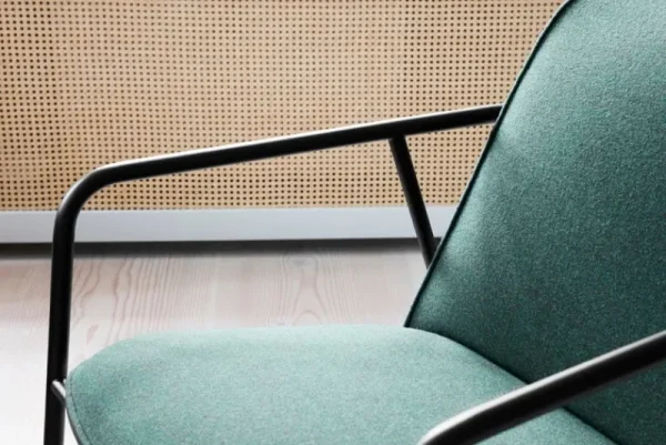 Artek Sitzgelegenheiten-Normann Copenhagen Pad Loungesessel hoch, Stahl schwarz - schwarz - Synergy LDS 41
