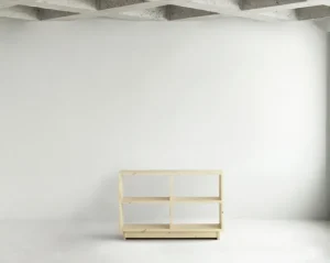 Normann Copenhagen Regale-Plank Bücherregal, mittelhoch, UV-lackiertes Kiefernholz