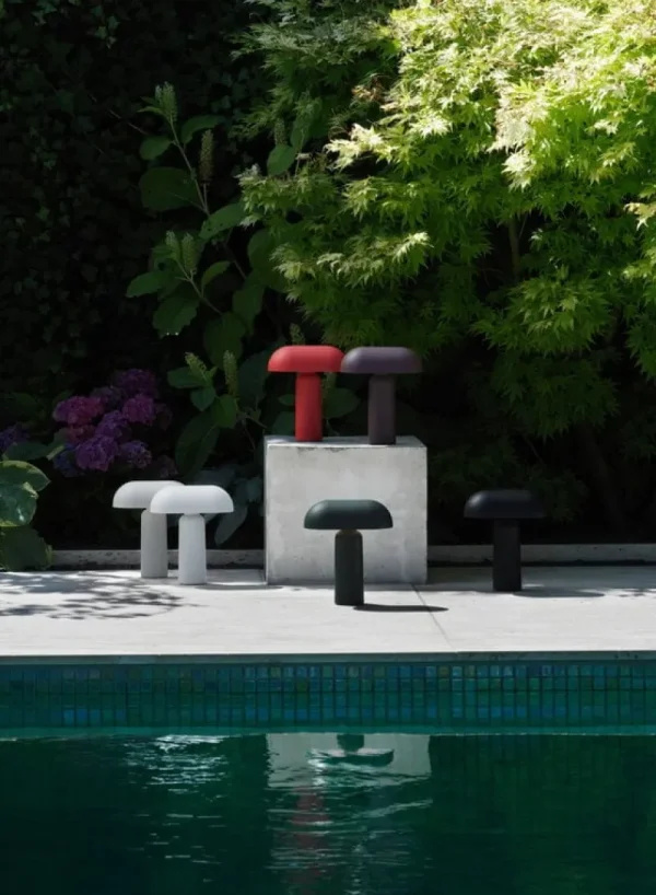 Nemo Lighting Tischlampen | Tragbare Lampen-Normann Copenhagen Porta tragbare Tischleuchte, grün