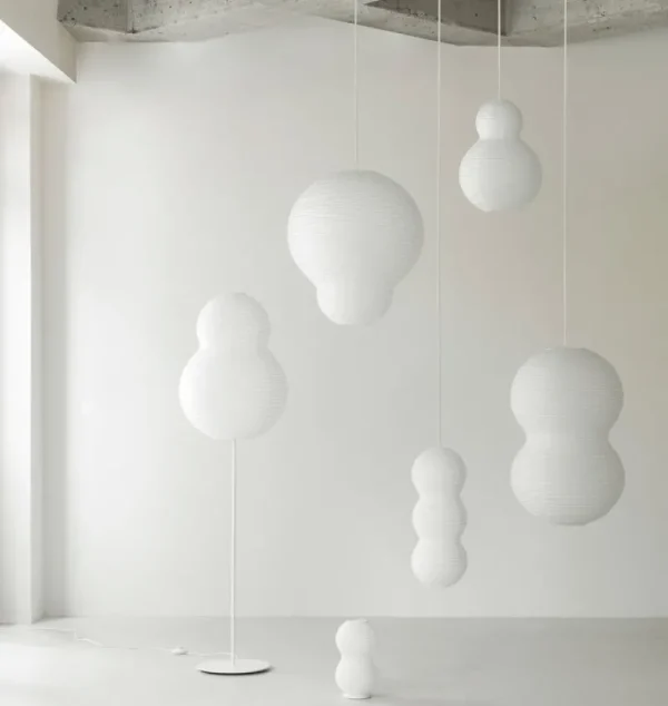 Pholc Deckenleuchten-Normann Copenhagen Puff Bulb Lampenschirm, Weiß