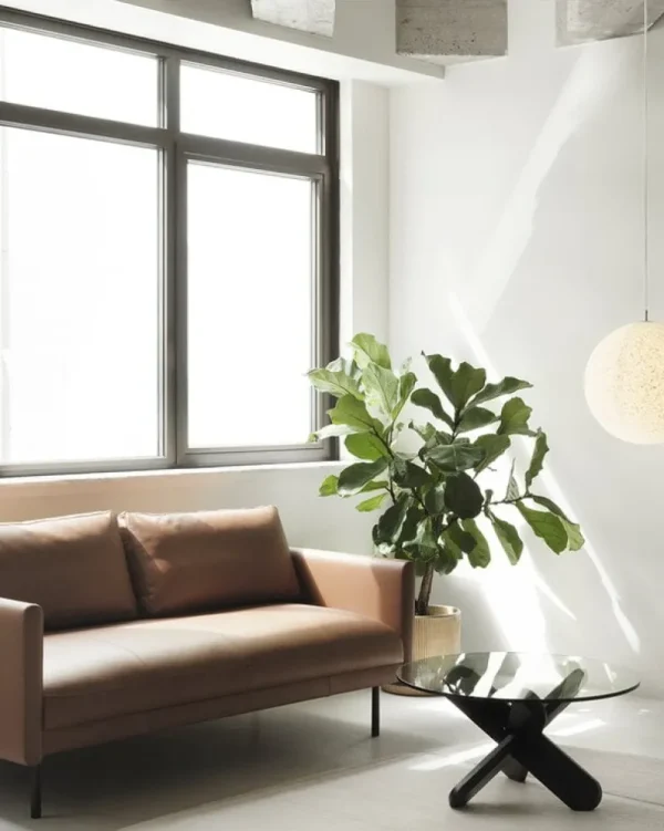 Normann Copenhagen Sofas Und Liegen-Rar 2-Sitzer Sofa, Cognac Omaha-Leder