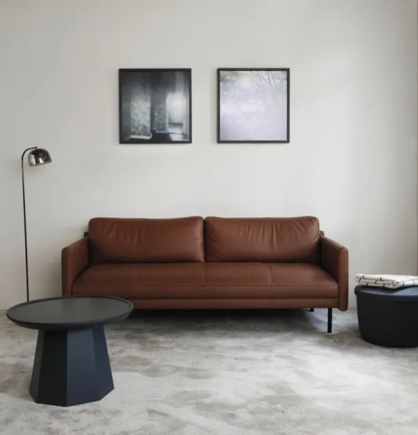 Normann Copenhagen Sofas Und Liegen-Rar 2-Sitzer Sofa, Cognac Omaha-Leder