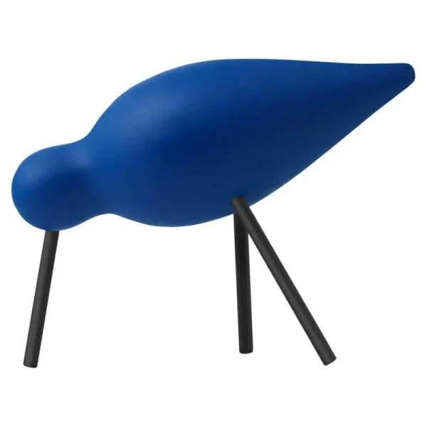 Hoptimist Dekorationsgegenstände-Normann Copenhagen Shorebird, mittelgroß, Blau - Schwarz