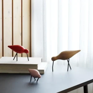 Kinder Normann Copenhagen Kinderzimmereinrichtung | Dekorationsgegenstände^Shorebird, mittelgroß, Rot - Schwarz