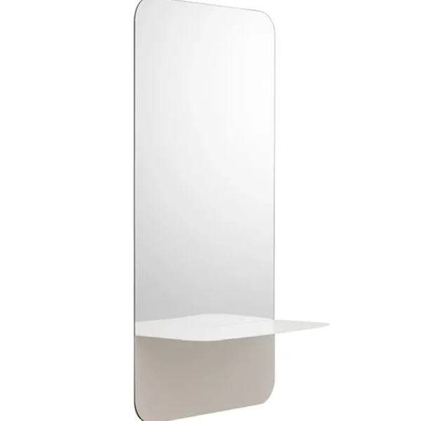 Normann Copenhagen Badezimmerspiegel | Spiegel^Spiegel Horizon vertikal, weiß