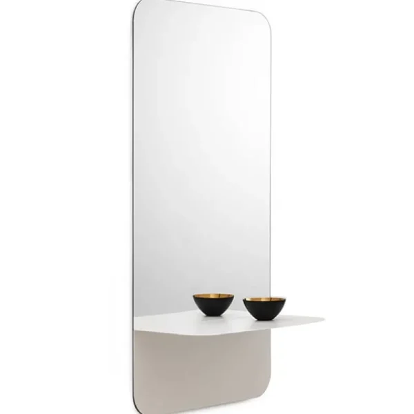 Normann Copenhagen Badezimmerspiegel | Spiegel^Spiegel Horizon vertikal, weiß