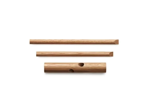 Normann Copenhagen Garderoben Und Kleiderbügel^Sticks Haken, 2 Stück, Eiche