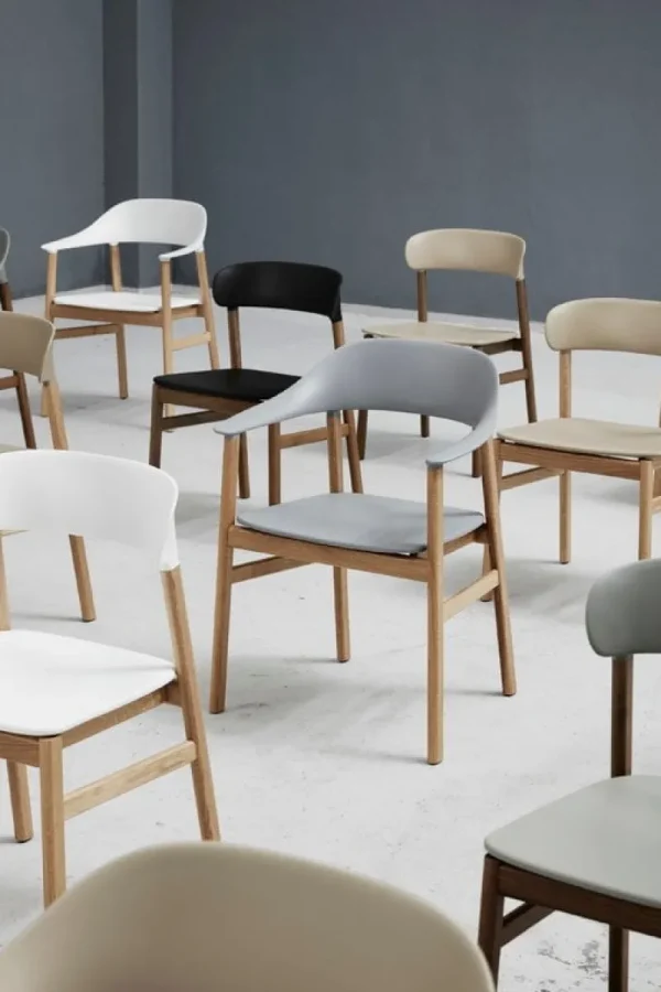 Fatboy Sitzgelegenheiten-Normann Copenhagen Stuhl Herit, Eiche – weiß