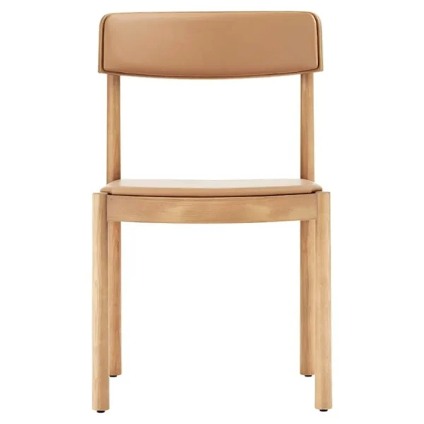 HAY Sitzgelegenheiten-Normann Copenhagen Timb Stuhl, Hellbraun - Ultra Leder Kamelbraun