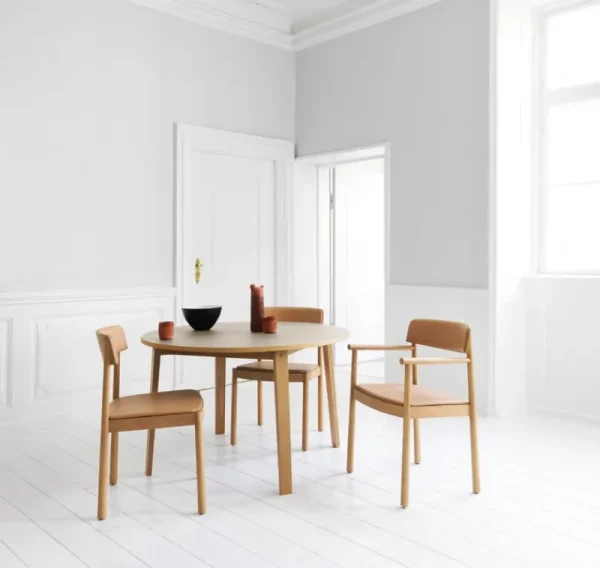 HAY Sitzgelegenheiten-Normann Copenhagen Timb Stuhl, Hellbraun - Ultra Leder Kamelbraun