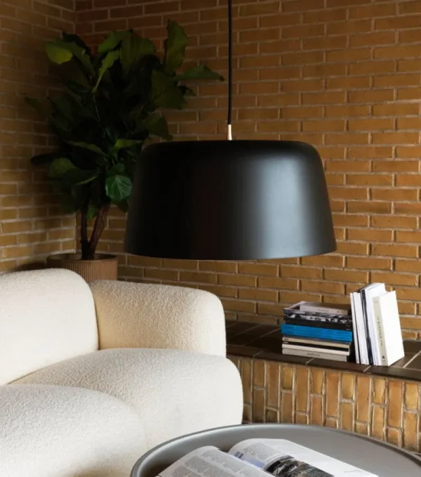 Foscarini Deckenleuchten-Normann Copenhagen Tub Pendelleuchte, 44 cm, Schwarz