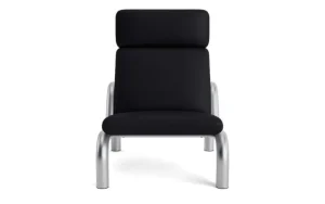 Normann Copenhagen Sitzgelegenheiten-Tube Loungesessel, schwarz, Ultra-Leder