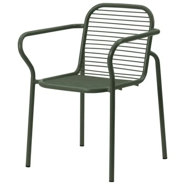 Normann Copenhagen Terrassenmöbel | Sitzgelegenheiten^Vig Armlehnstuhl, Dunkelgrün