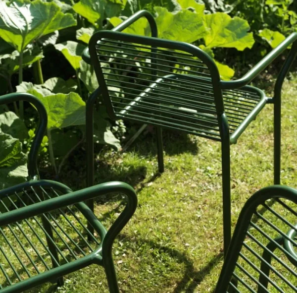 Normann Copenhagen Terrassenmöbel | Sitzgelegenheiten^Vig Armlehnstuhl, Dunkelgrün