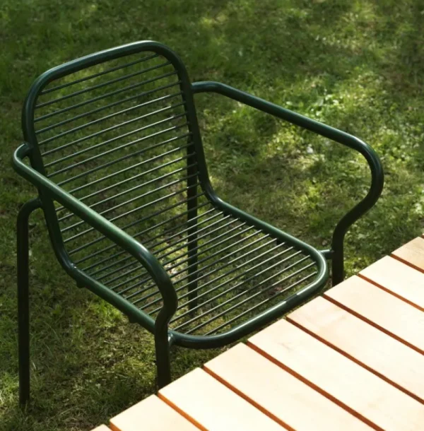 Normann Copenhagen Terrassenmöbel | Sitzgelegenheiten^Vig Armlehnstuhl, Dunkelgrün