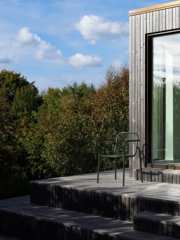 Normann Copenhagen Terrassenmöbel | Sitzgelegenheiten^Vig Armlehnstuhl, Dunkelgrün
